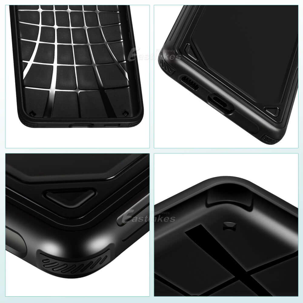 Samsung Galaxy S21 Shockproof Heavy Duty Armor Matte Silicone Shell Case